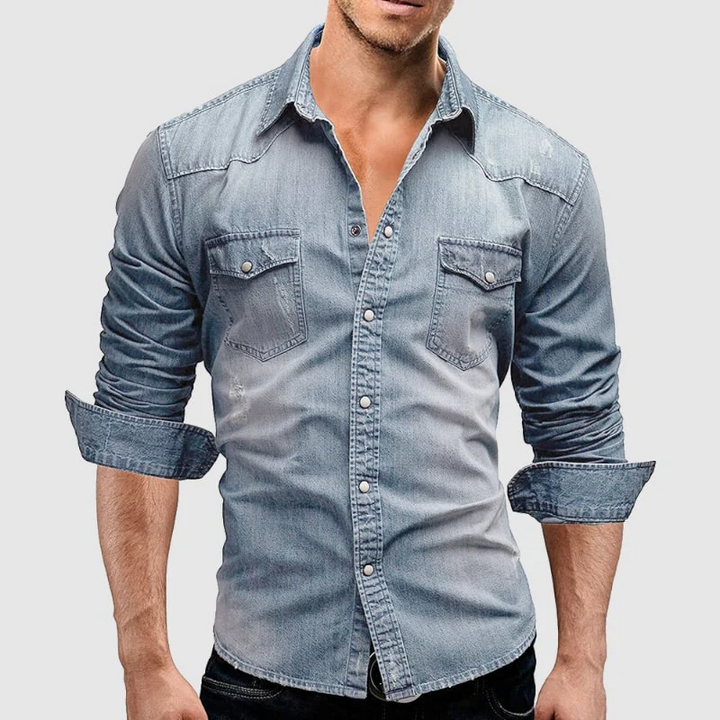 Valerio - Camicia in denim  retrò