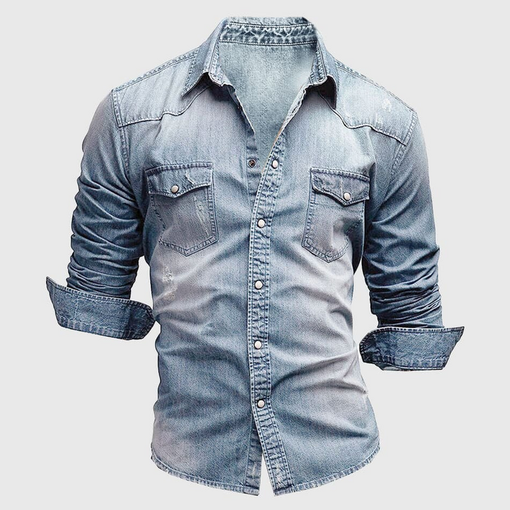 Valerio - Camicia in denim  retrò