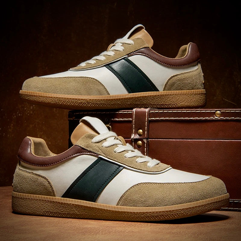 VIAGGI- SNEAKERS IN VERA PELLE