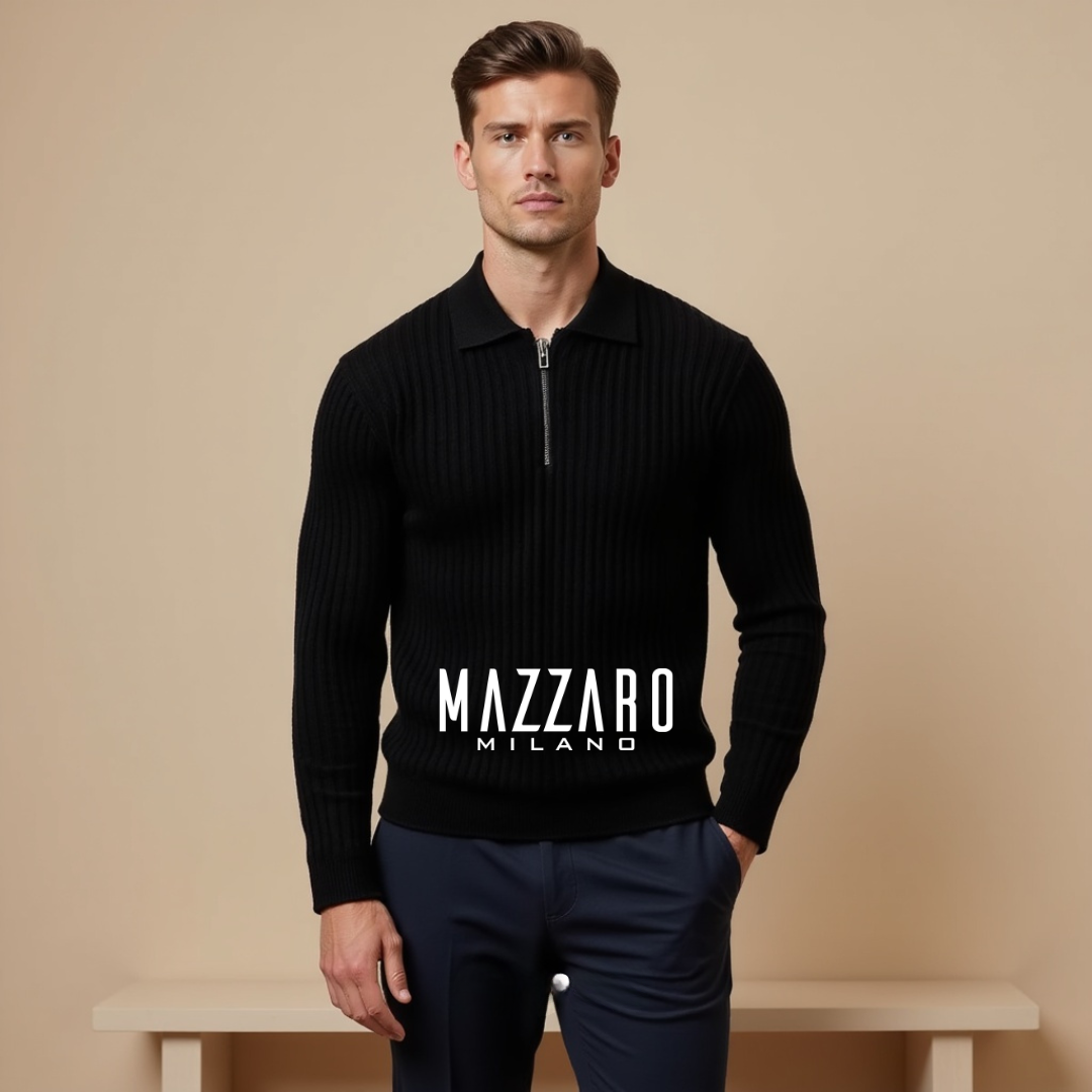 Maglione con zip a quarto di Matteo Ricci