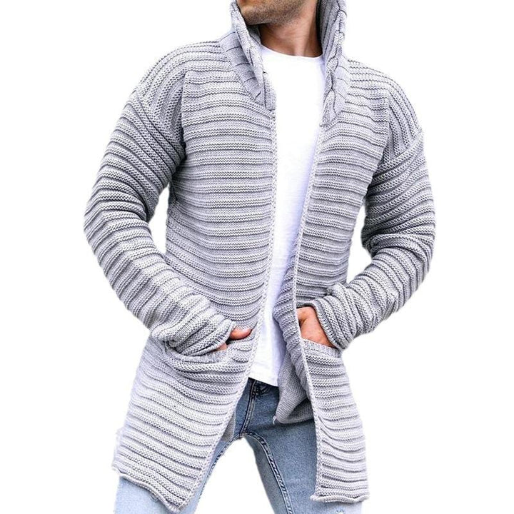 Mazzaro - Cardigan da uomo con collo alto